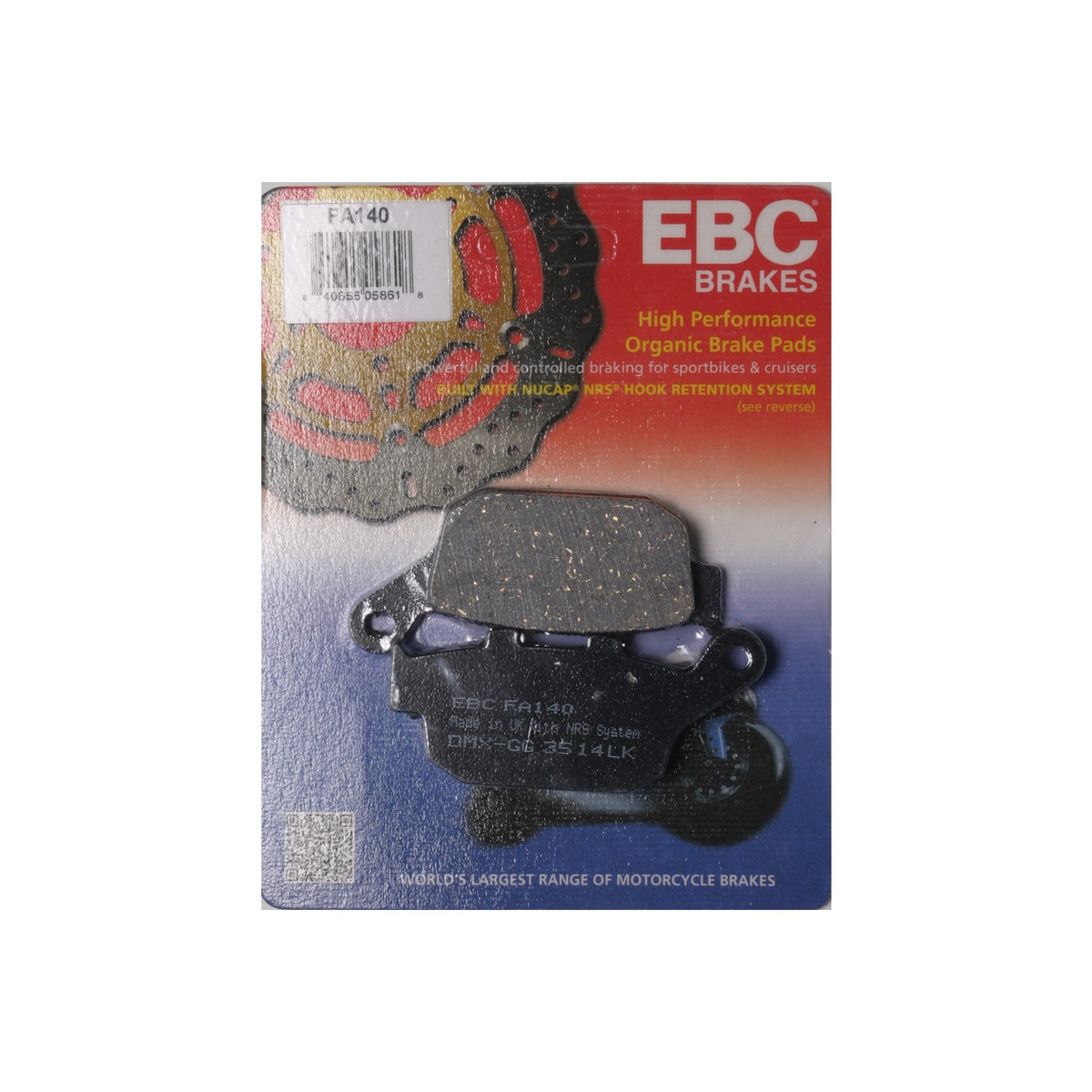 BRAKE PADS - 15-140
