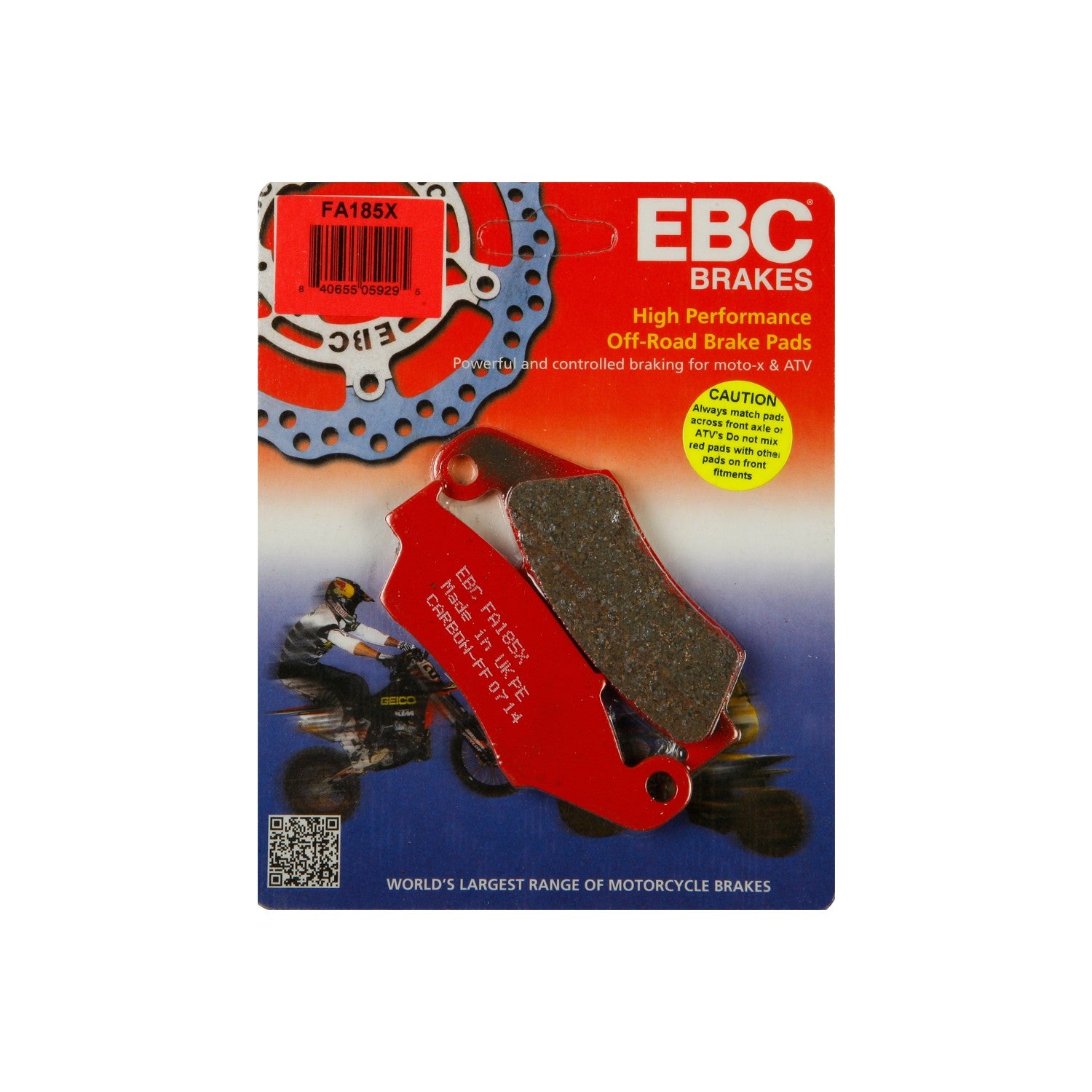 BRAKE PADS - 15-185X