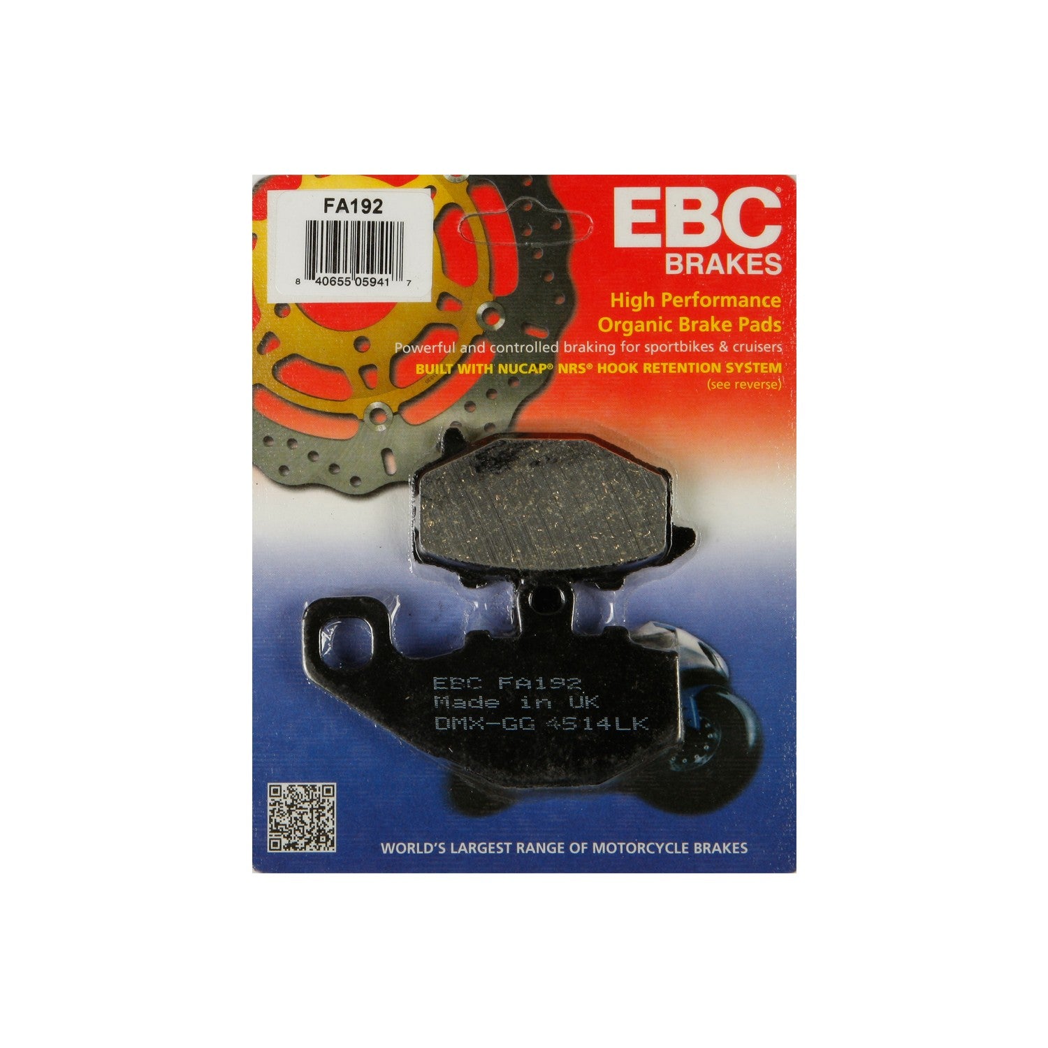 BRAKE PADS - 15-192