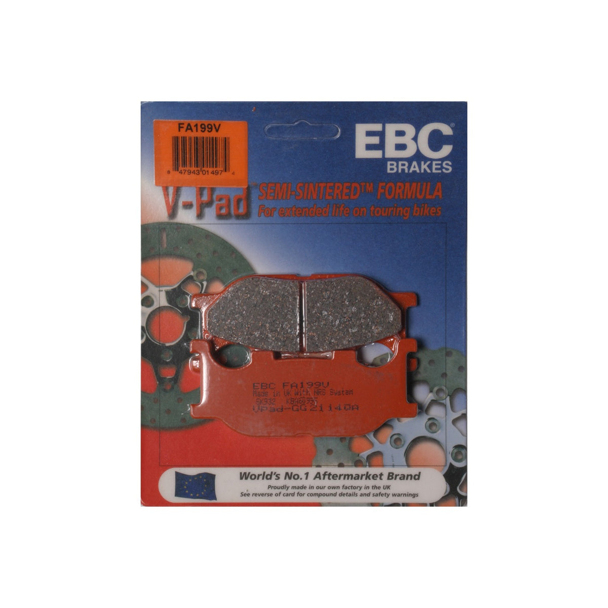 BRAKE PADS V-SERIES - 15-199V