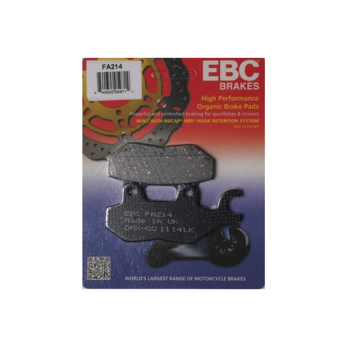 BRAKE PADS - 15-214