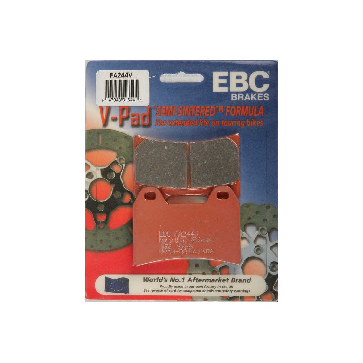 BRAKE PADS V-SERIES - 15-244V