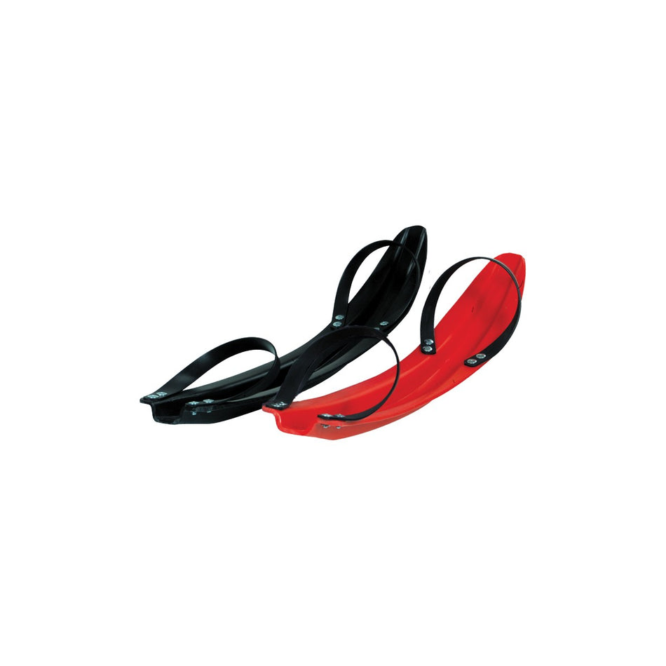 SKI SLIPS BLACK (PAIR) WITH 22' STRAPS - 15-3230