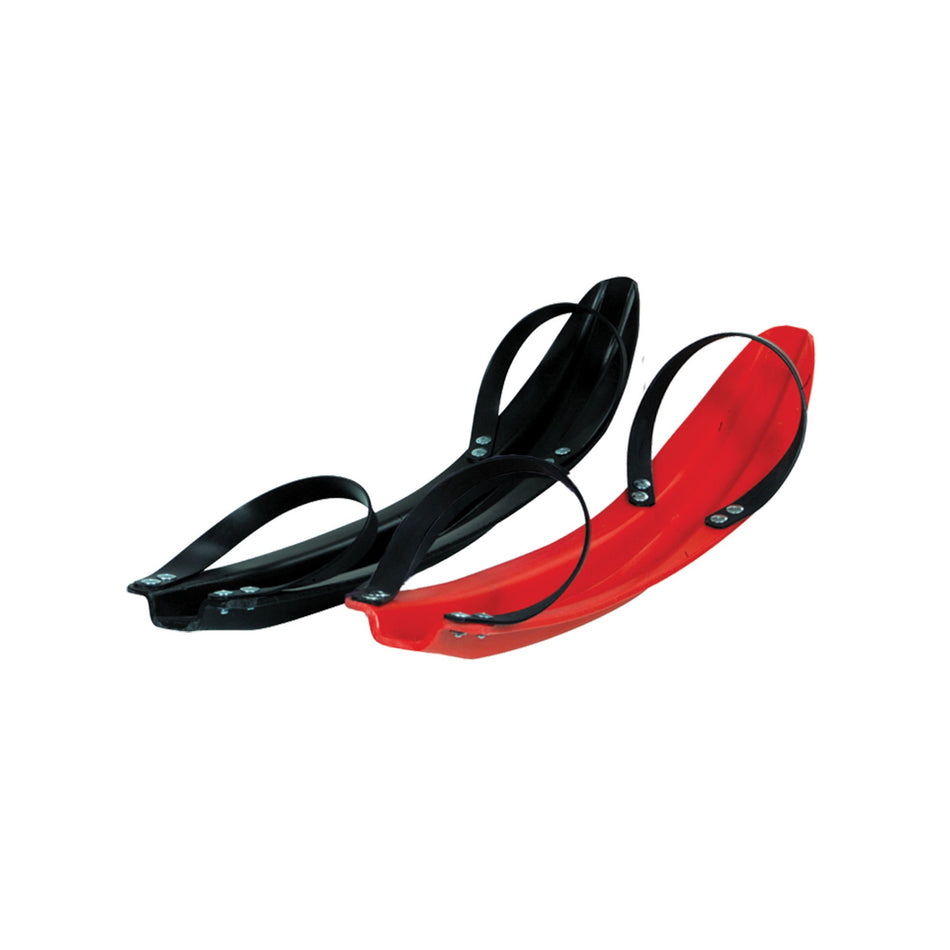 SKI SLIPS BLACK (PAIR) WITH 24" STRAPS - 15-3231