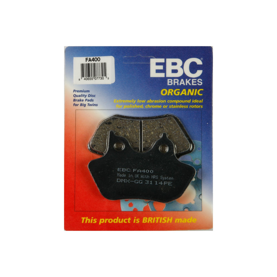 BRAKE PADS FA400 ORGANIC - 15-400