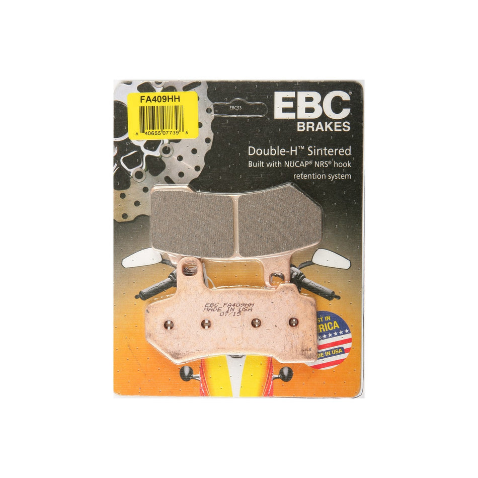 BRAKE PADS FA409HH DOUBLE-H SINTERED - 15-409H