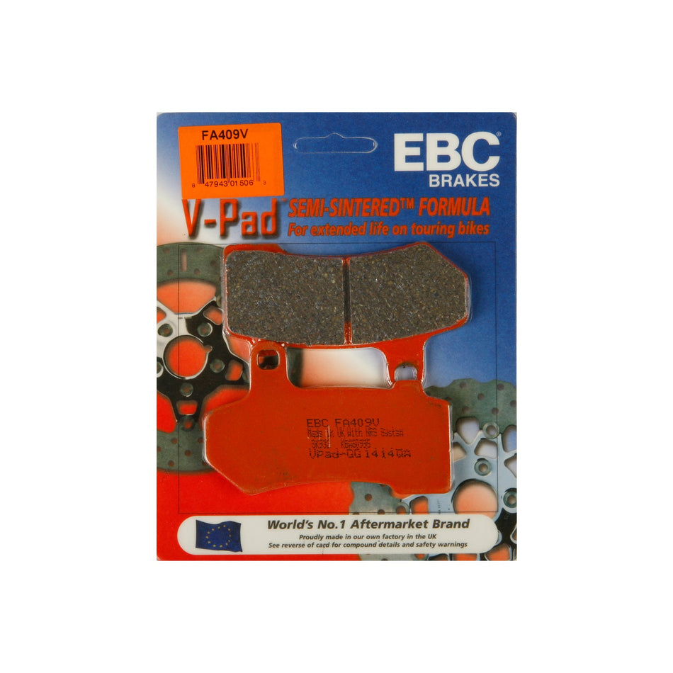 BRAKE PADS FA409V V-SERIES - 15-409V