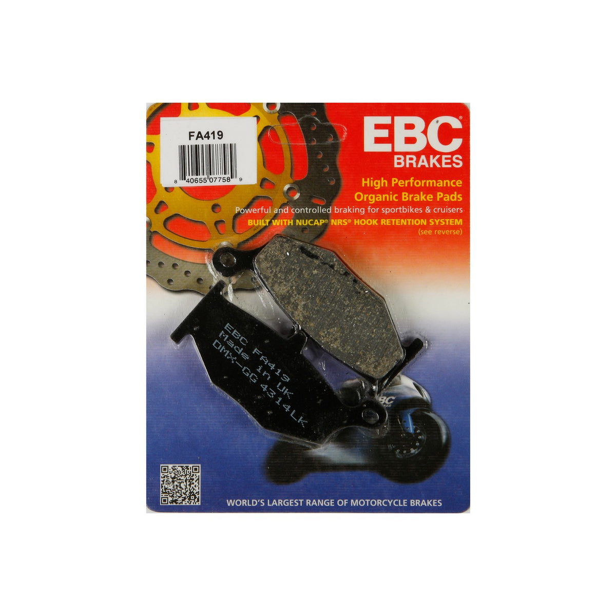 BRAKE PADS - 15-419