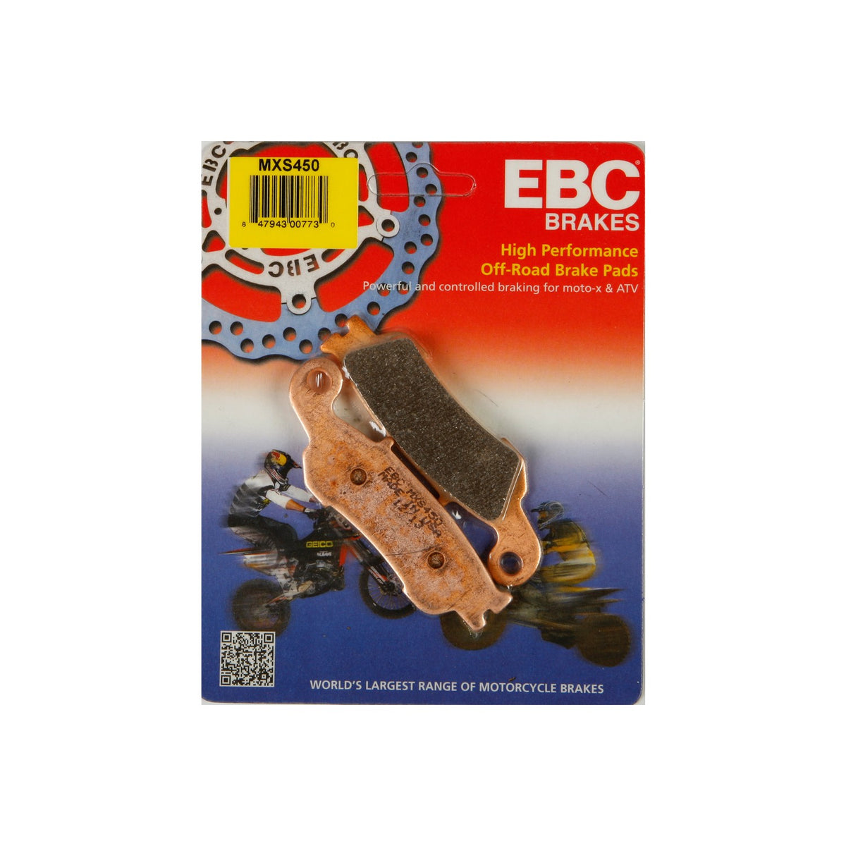 BRAKE PADS - 15-450MX
