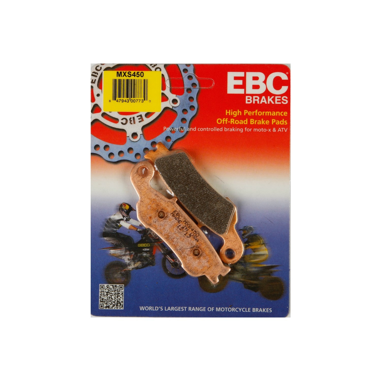 BRAKE PADS - 15-450MX