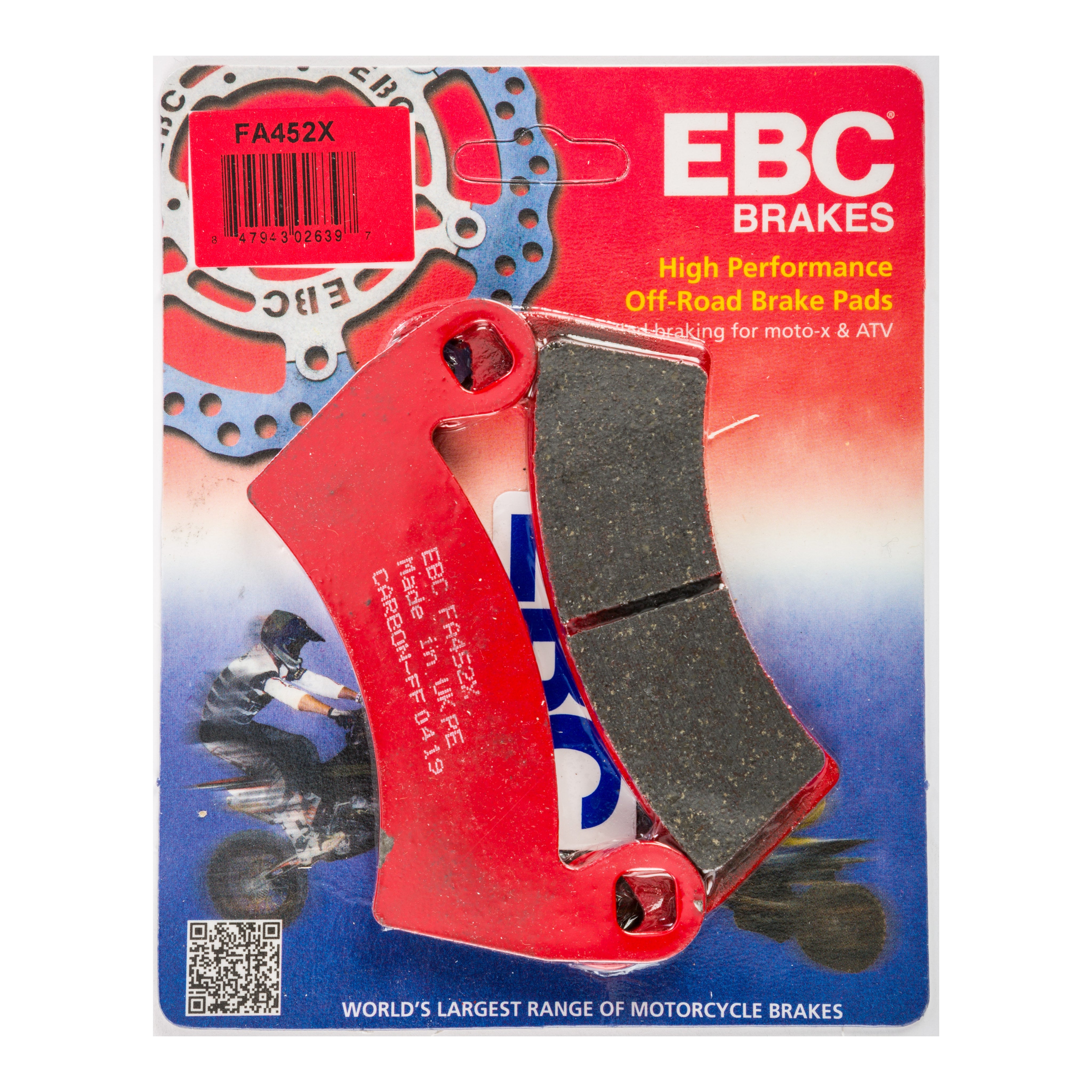 FRONT BRAKE PADS - 15-452X