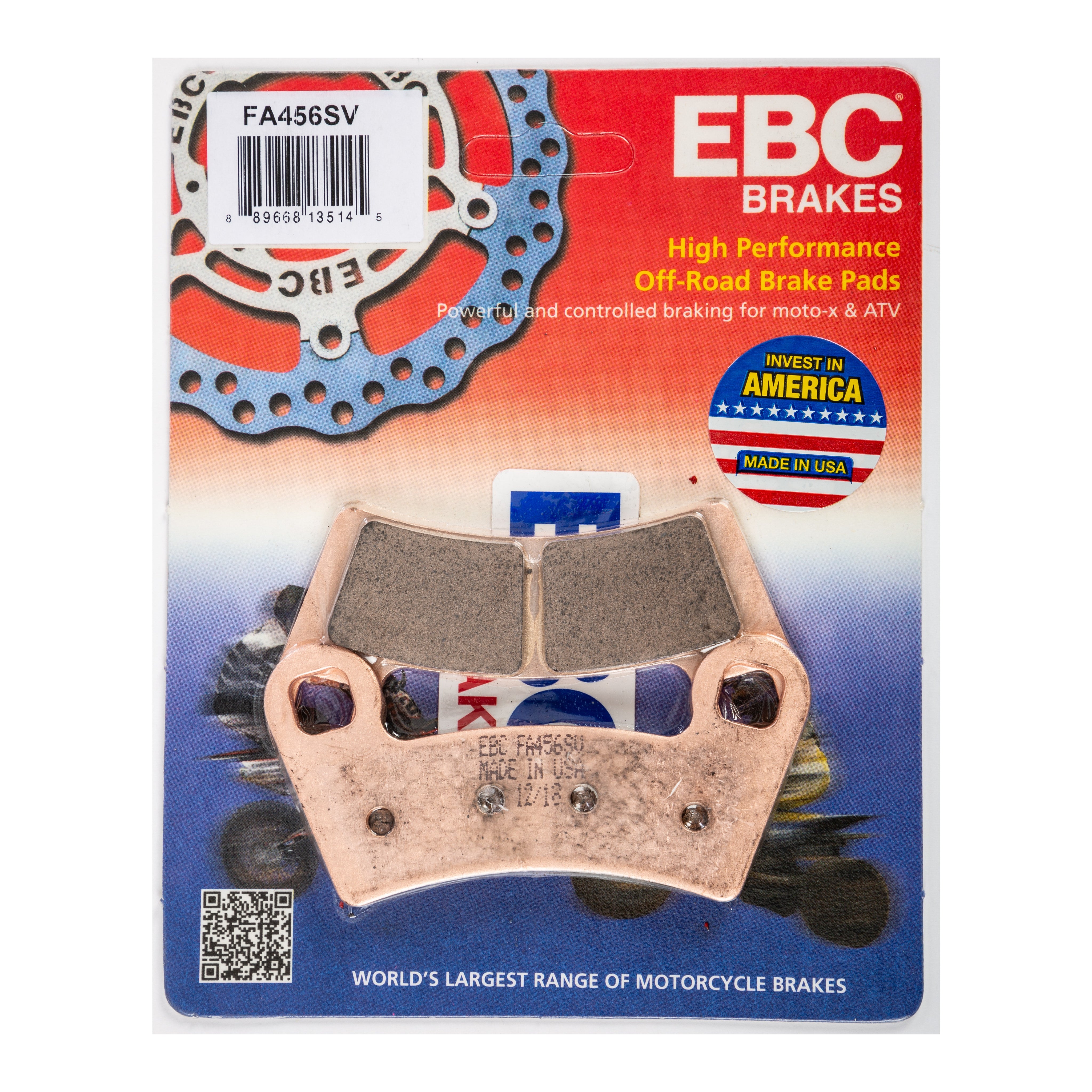 EBC BRAKE PADS - 15-456S