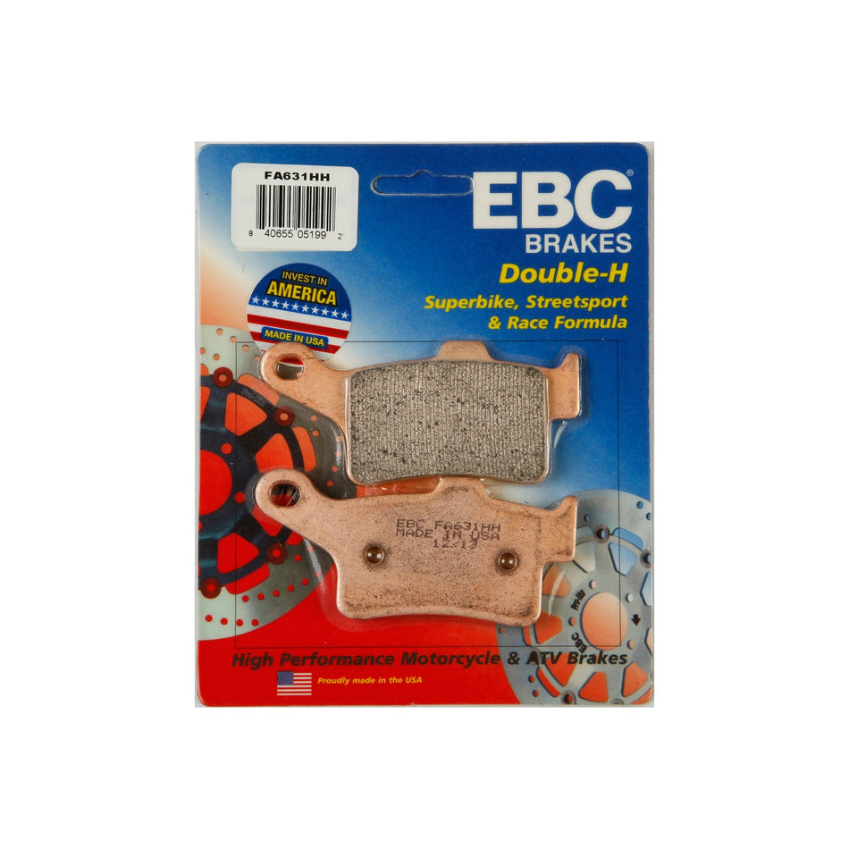 BRAKE PADS FA631HH DOUBLE-H SINTERED - 15-631H