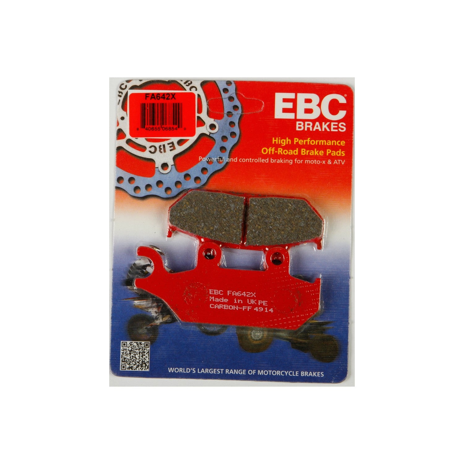 BRAKE PADS FA642X CARBON X SERIES - 15-642X