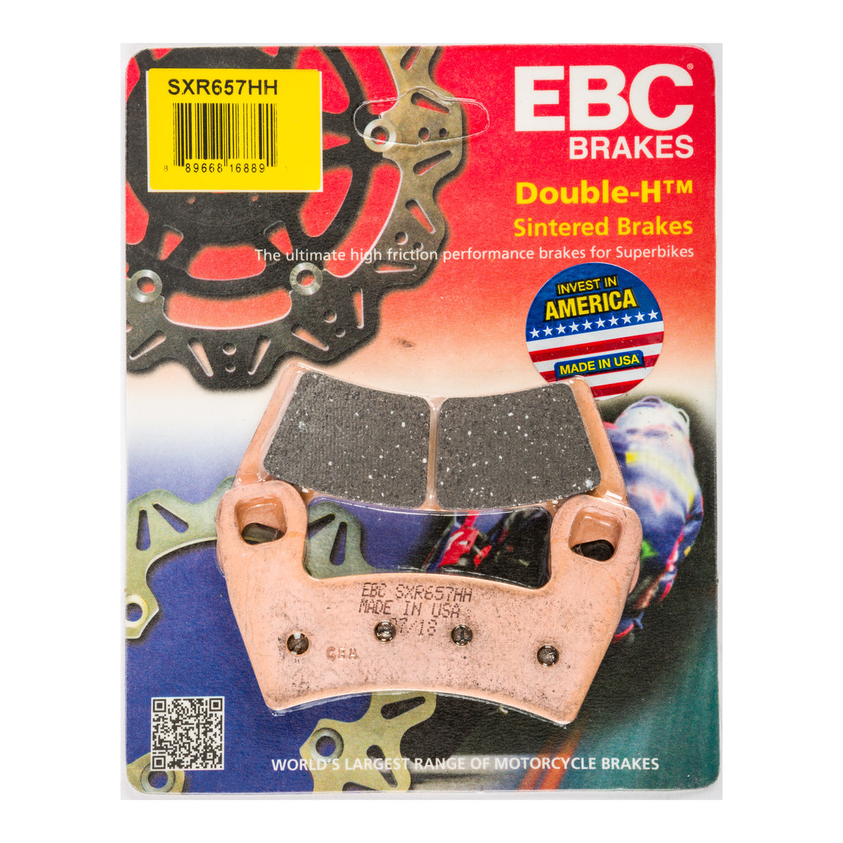 BRAKE PADS SXR657HH SINTERED SXR SERIES - 15-657SXR