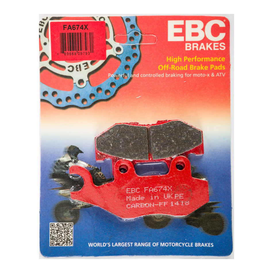 BRAKE PADS FA674X CARBON X SERIES - 15-674X