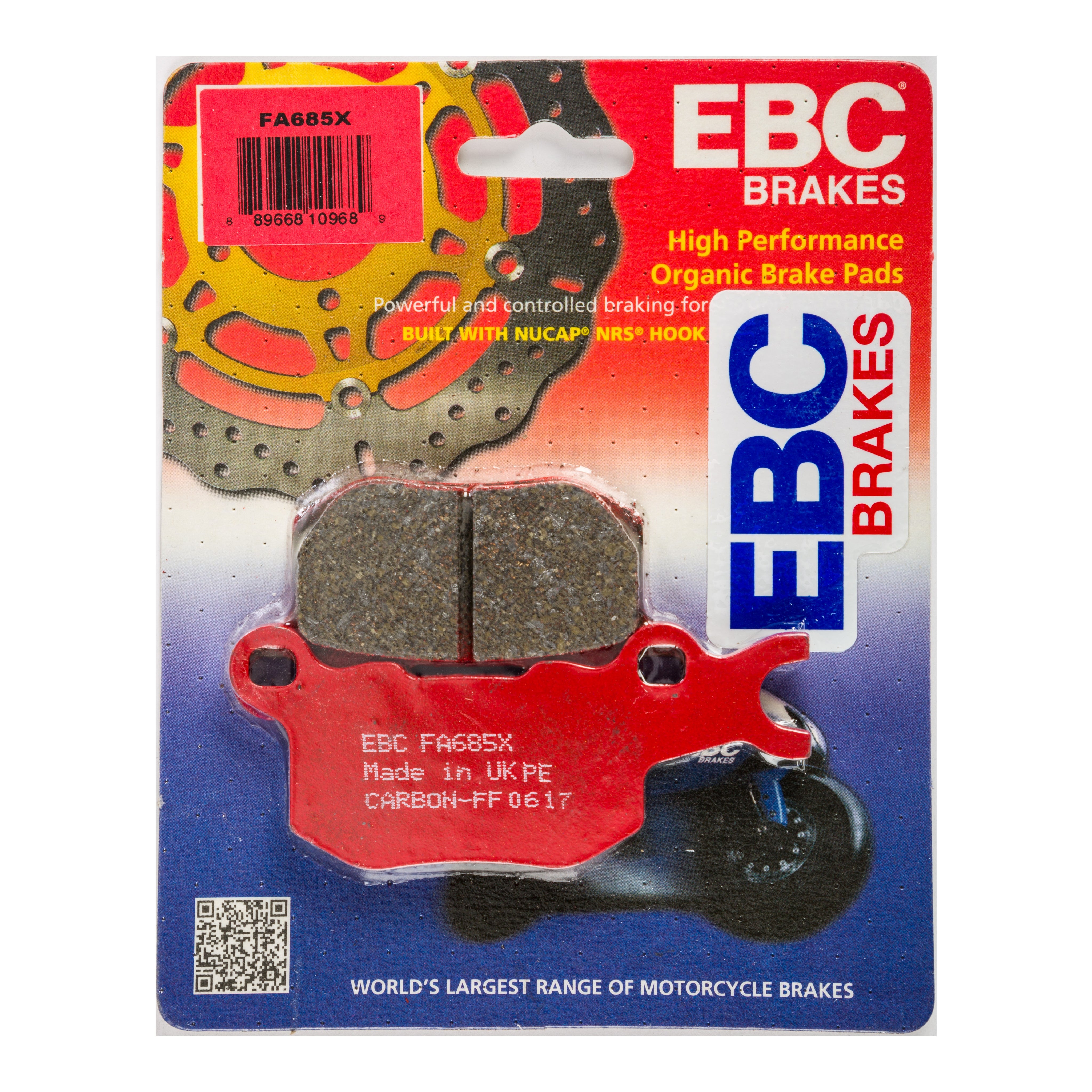 BRAKE PADS FA685X CARBON X SERIES - 15-685X