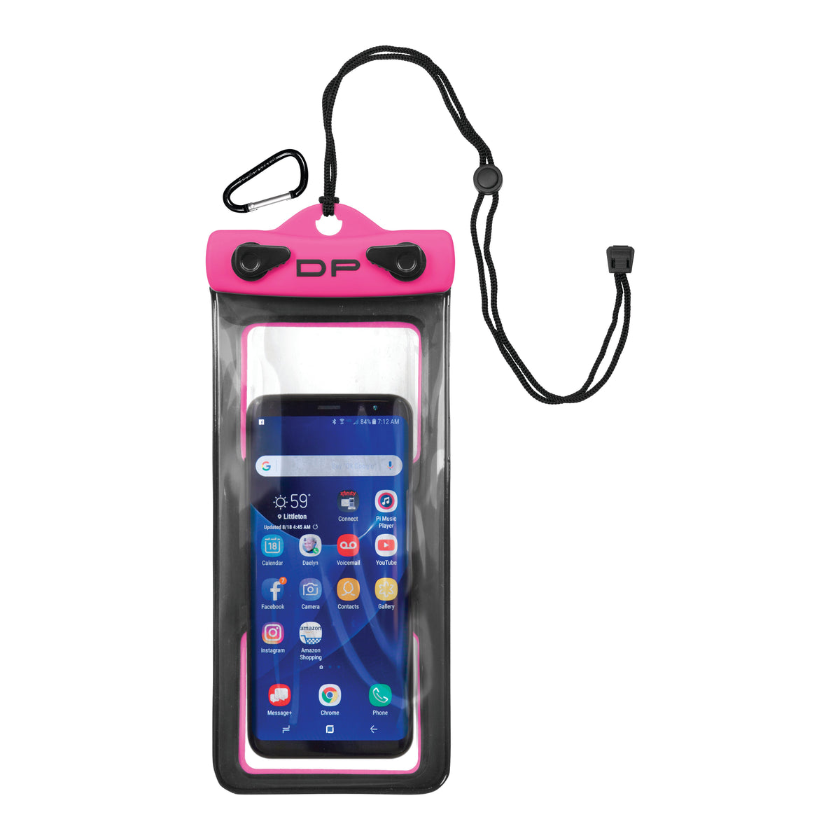 PHONE CASE 4"W X 8"L HOT PINK - 18-5231P