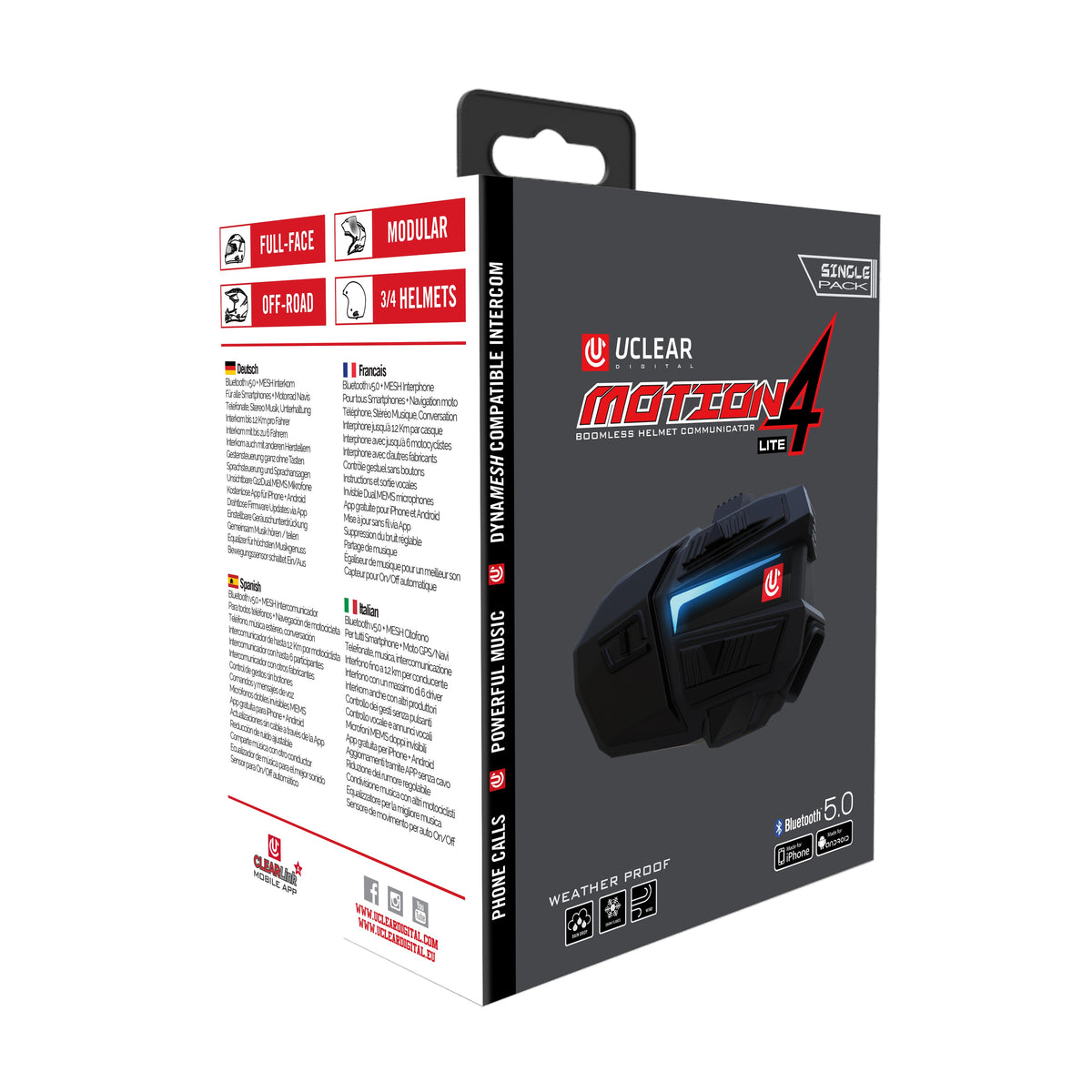 MOTION 4 LITE BLUETOOTH COMMUNICATOR - 180507-4