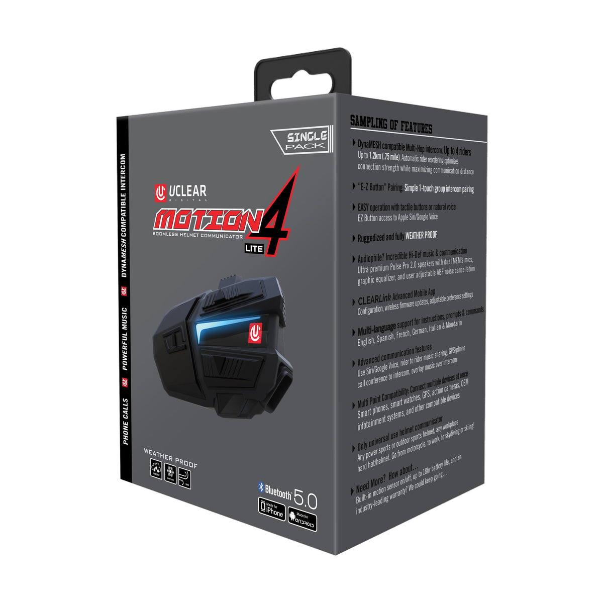 MOTION 4 LITE BLUETOOTH COMMUNICATOR - 180507-5