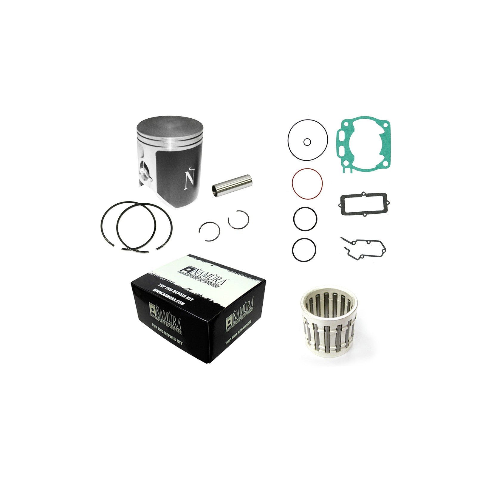 TOP END KIT CERAMIC COMP CYL 66.35/STD 11:1 YAM - 185-4025