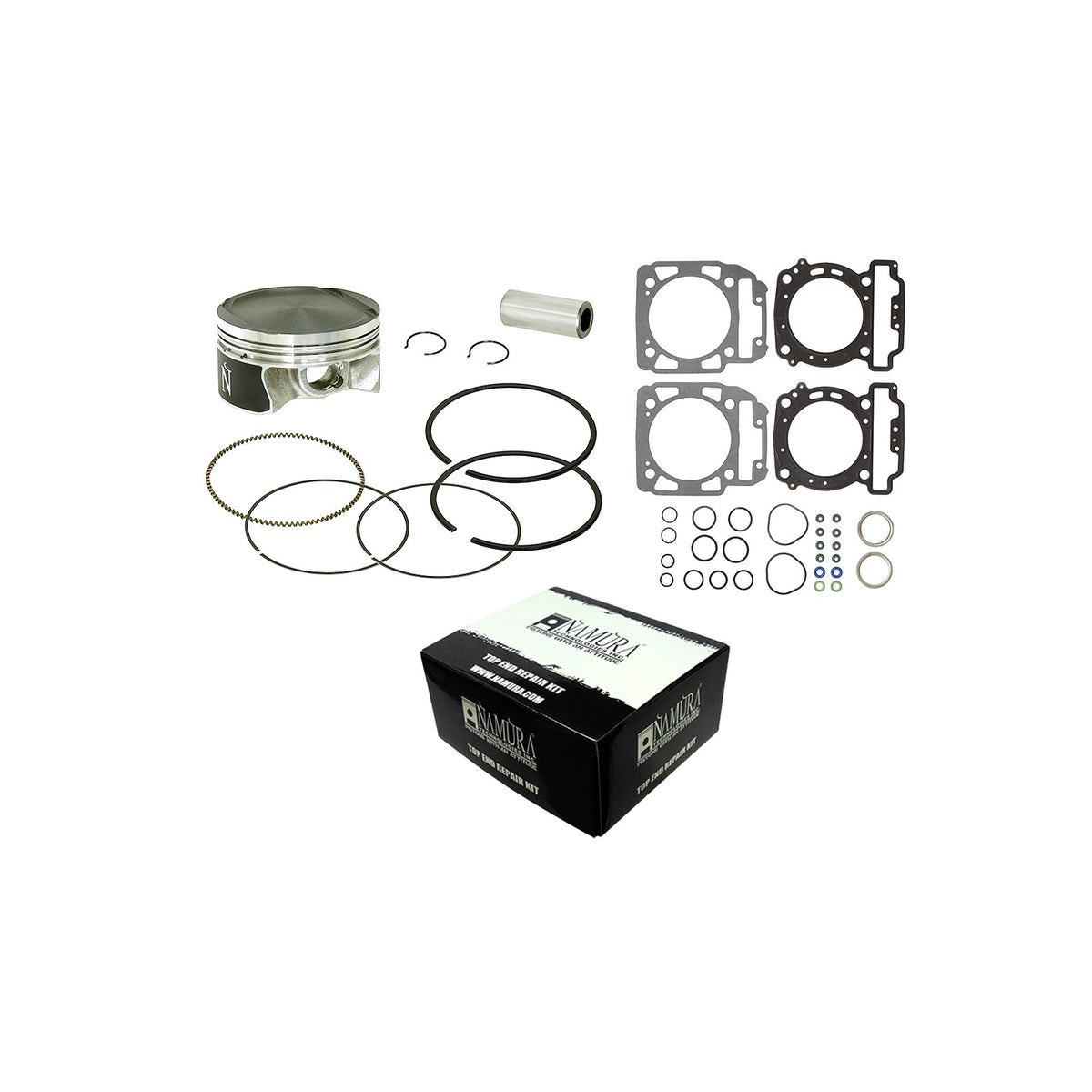 TOP END KIT TWIN CYLINDER 90.96/STD CAN - 186-8011