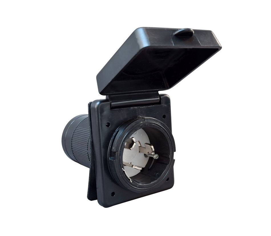 Valterra Mighty Cord 50 Amp Power Inlet Receptacle - 19-1698