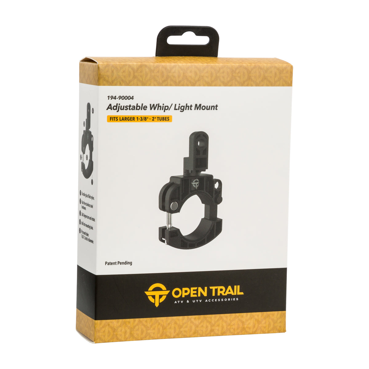 ADJUSTABLE WHIP/LIGHT MOUNT - 194-90004-1