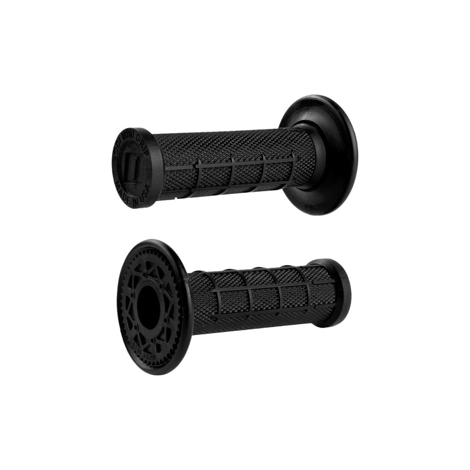 MINI MX HALF WAFFLE GRIPS BLACK - 206-1065