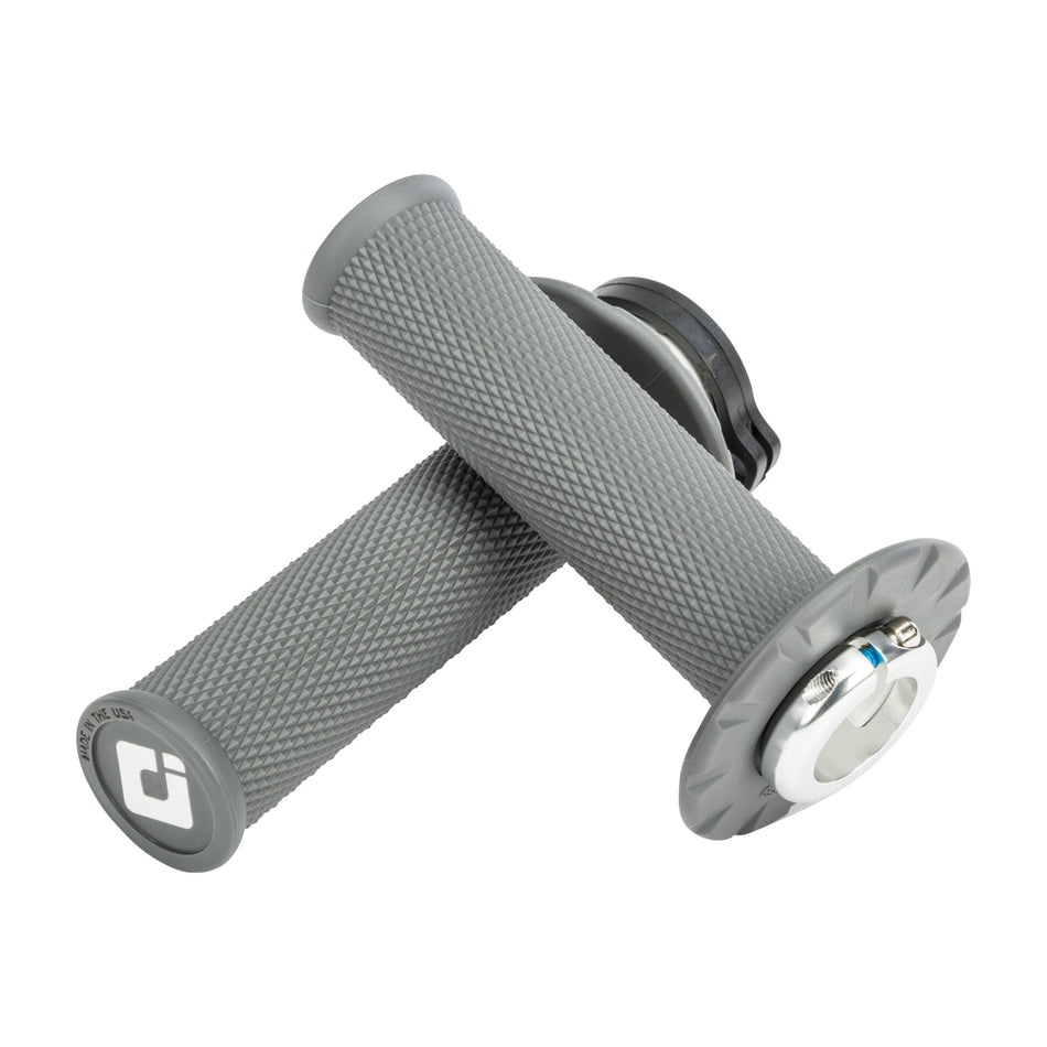 MX V2 LOCK-ON GRIPS NO WAFFLE GRAPHITE - 206-1111