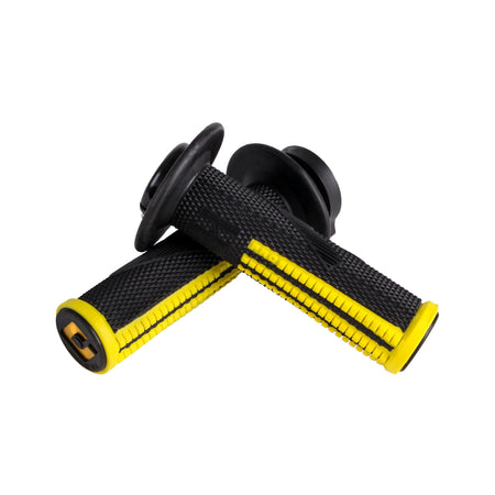 EMIG PROV2 LOCK ON GRIP BLACK/YELLOW - 206-1117-1