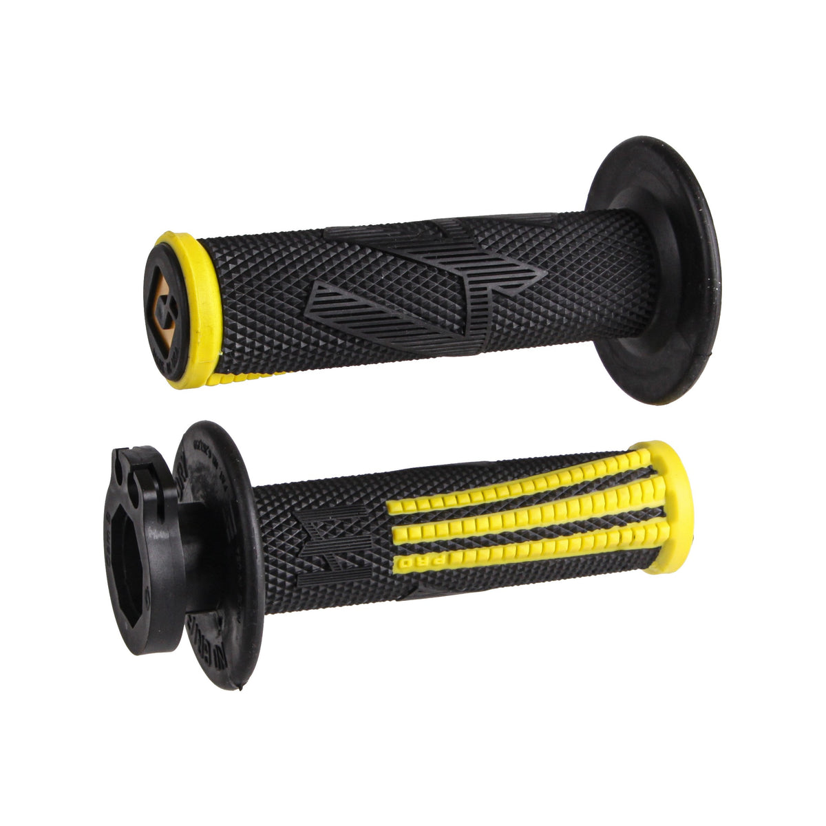 EMIG PROV2 LOCK ON GRIP BLACK/YELLOW - 206-1117