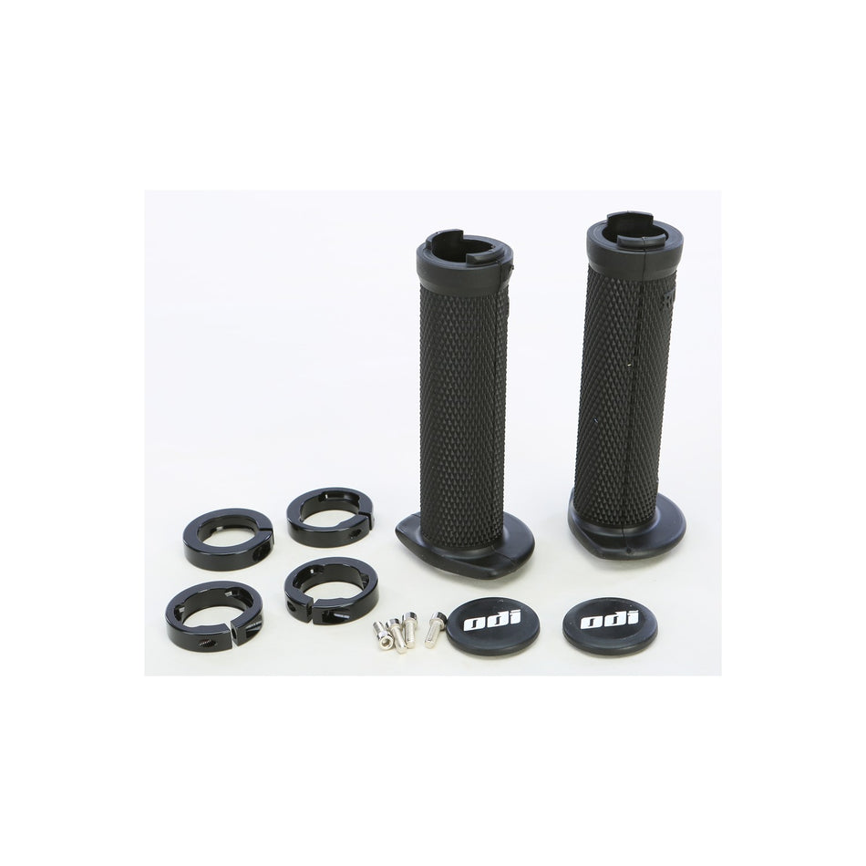 ATV RUFFIAN LOCKON GRIP 130MM BLACK/BLACK - 206-1235