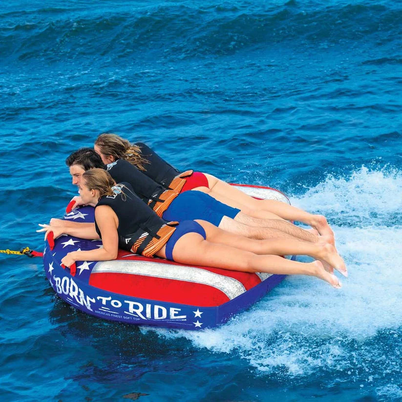WOW Born To Ride 1 to 3 rider Towable Tube