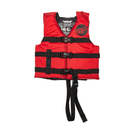 CHILD FLOTATION VEST RED/BLACK - 221-30322