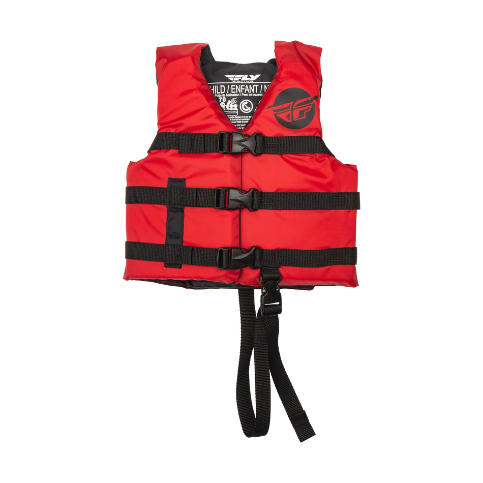 CHILD FLOTATION VEST RED/BLACK - 221-30322