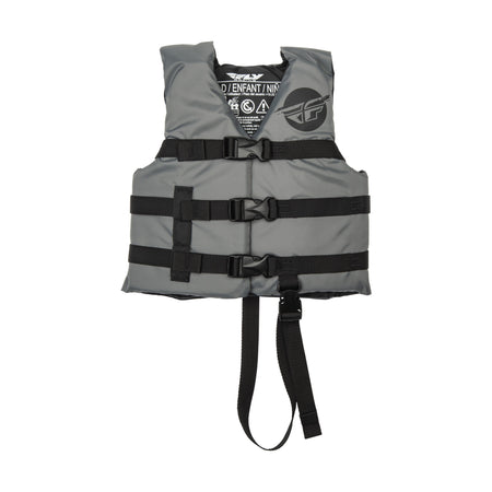 CHILD FLOTATION VEST GREY/BLACK - 221-30323
