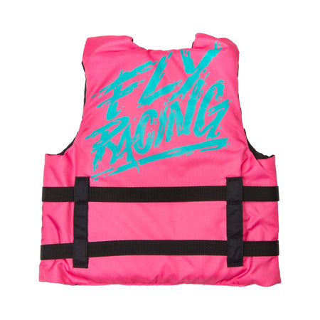YOUTH FLOTATION VEST NEON PINK/TEAL - 221-30330-1