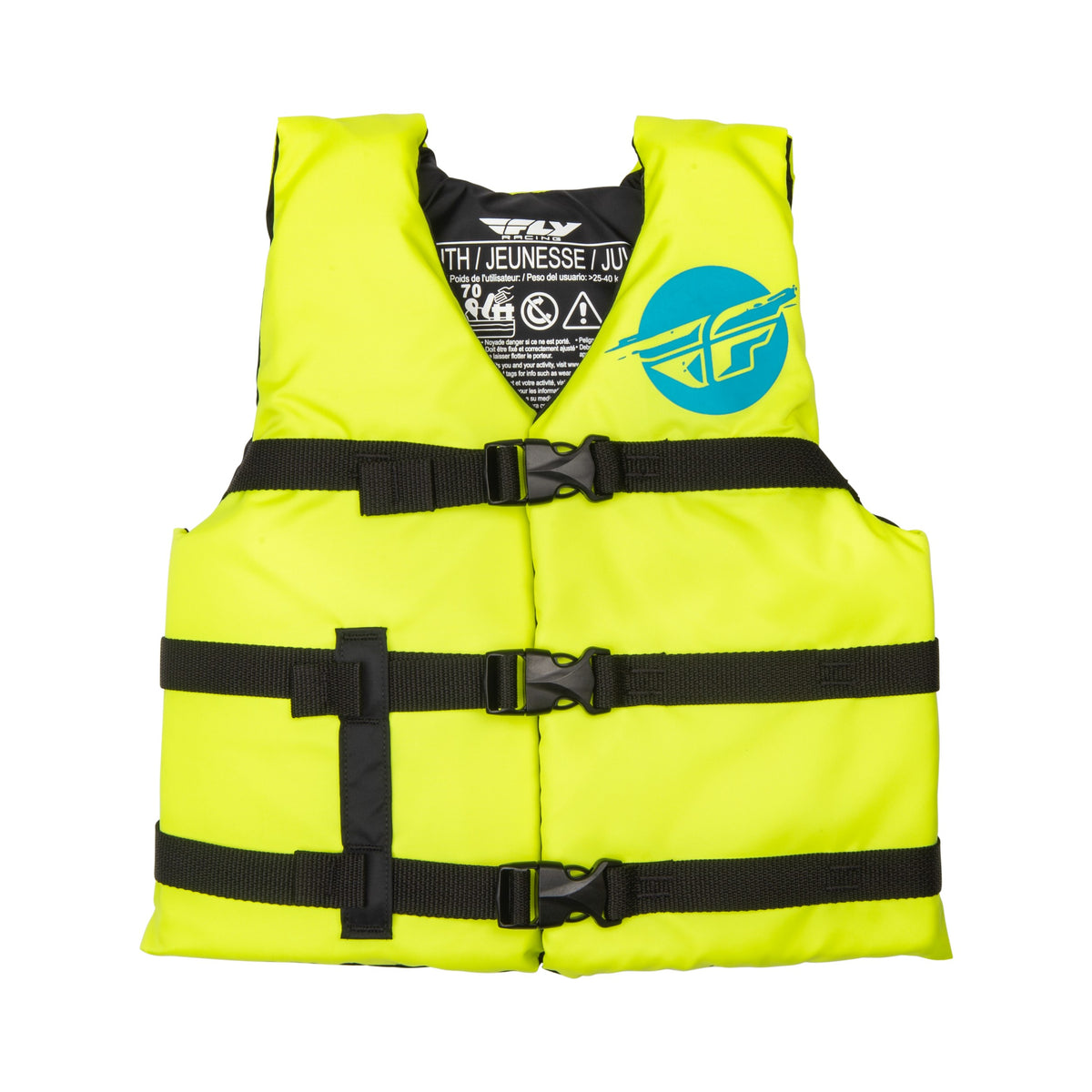 YOUTH FLOTATION VEST HI-VIS/BLUE - 221-30331