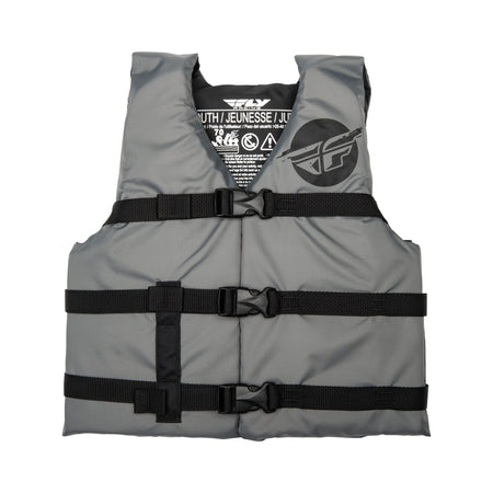 YOUTH FLOTATION VEST GREY/BLACK - 221-30333
