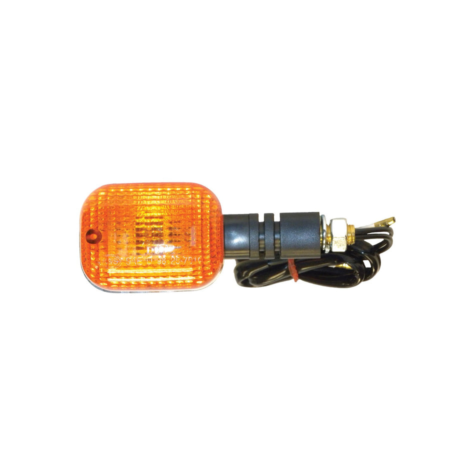 UNIVERSAL SIGNAL LIGHTS BLACK W/AMBER LENS - 225-7000