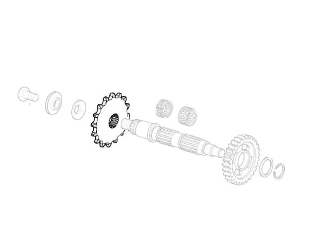 BMW CHAIN PINION GEAR 16-Z - 23005B3EE58