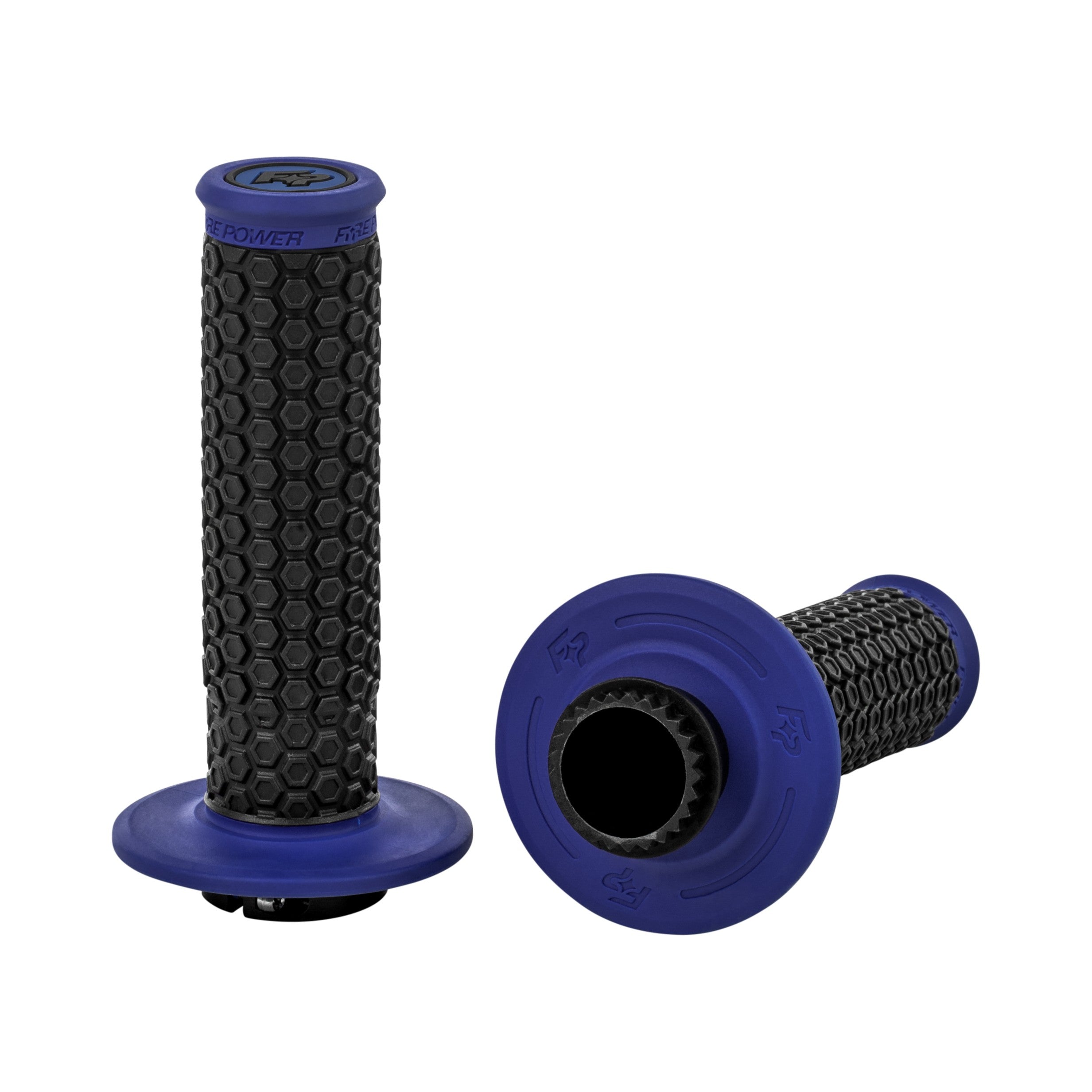 PILOT MX LOCK-ON GRIPS BLUE - 24-0101