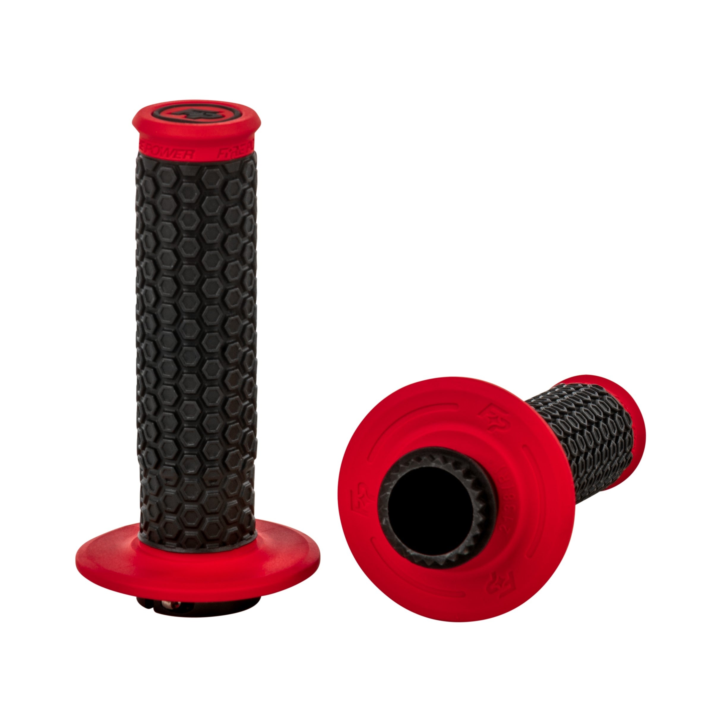 PILOT MX LOCK-ON GRIPS RED - 24-0102