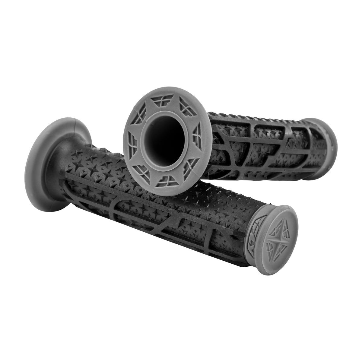 PILOT II ATV GRIPS GREY/BLACK - 24-1161