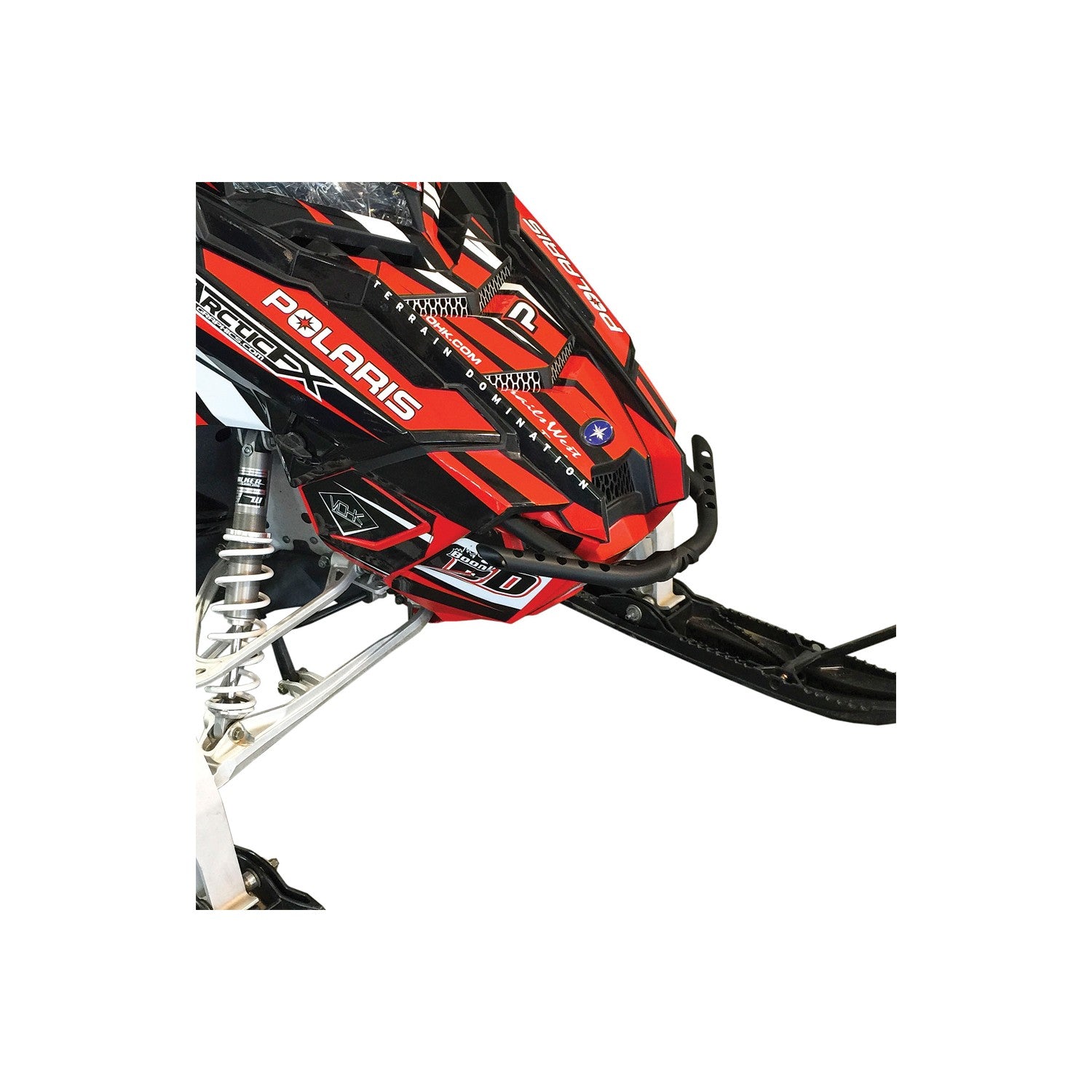 BURANDT F BUMPER ULTRA LW POL AXYS BLK - 241-04010CBB