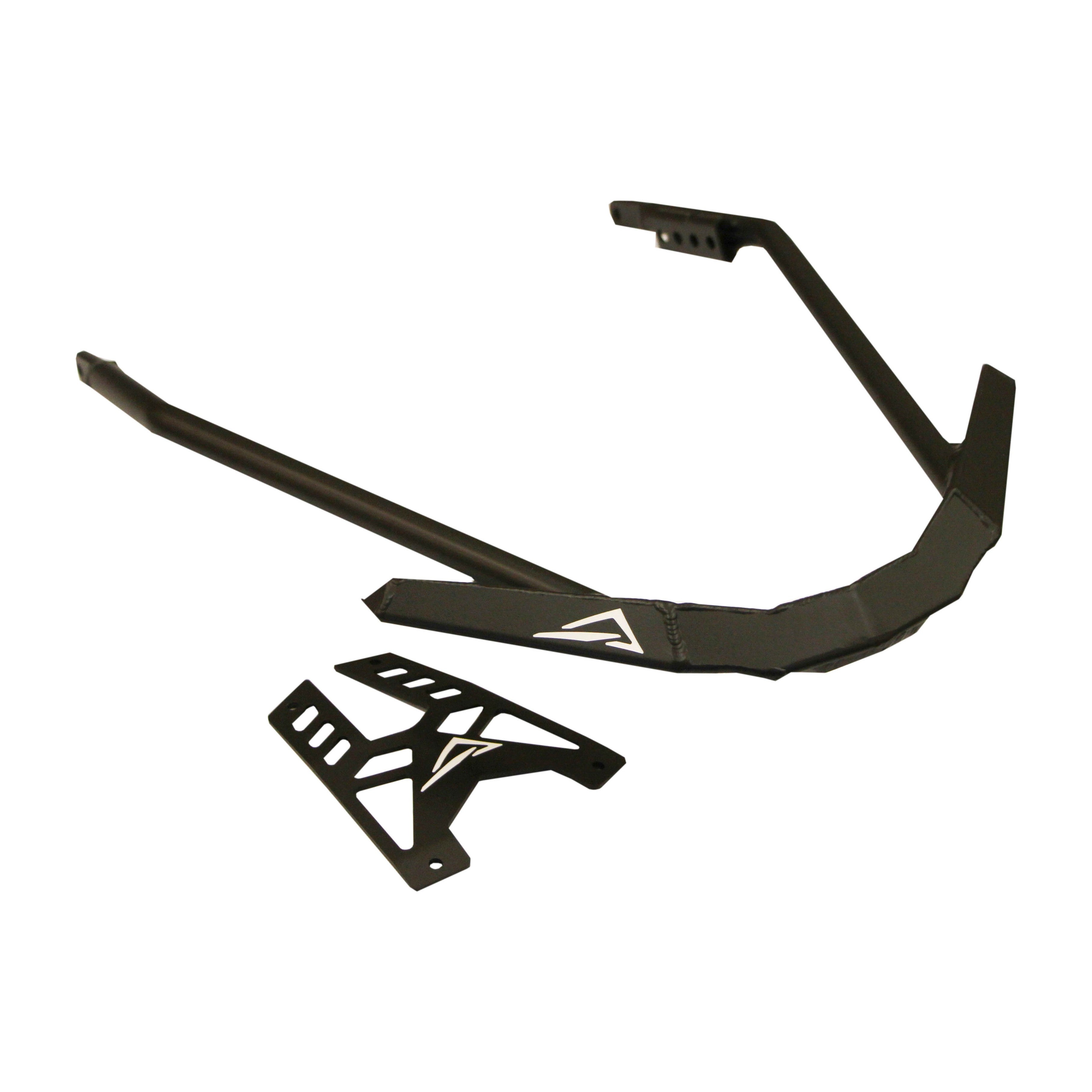 SKINZ BUMPER FRONT POL AXYS BK WITH SUPPORT S/M - 241-04012FB