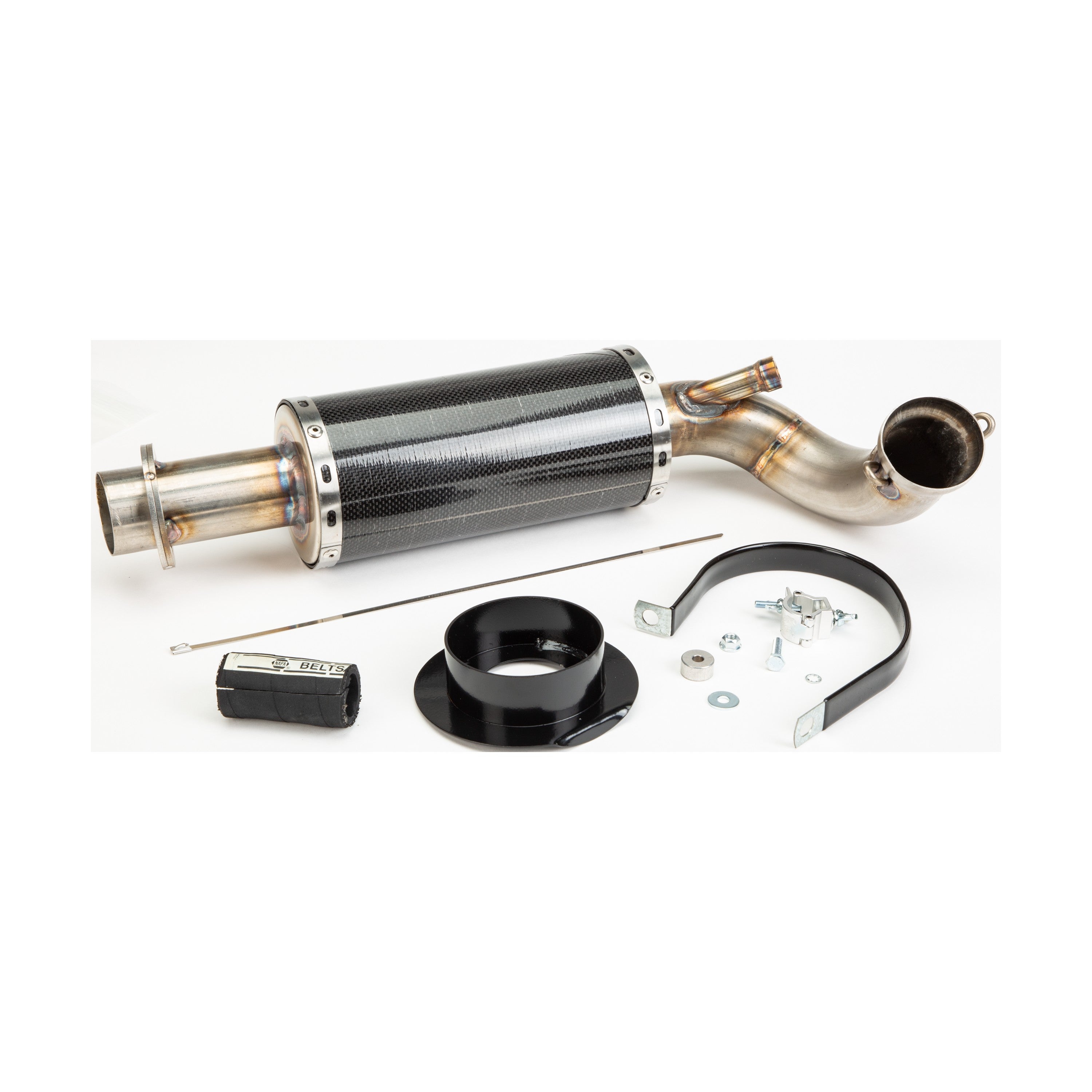 STRAIGHTLINE CARBON STNLS MUFF POL 850 S/M - 241-21631CFS