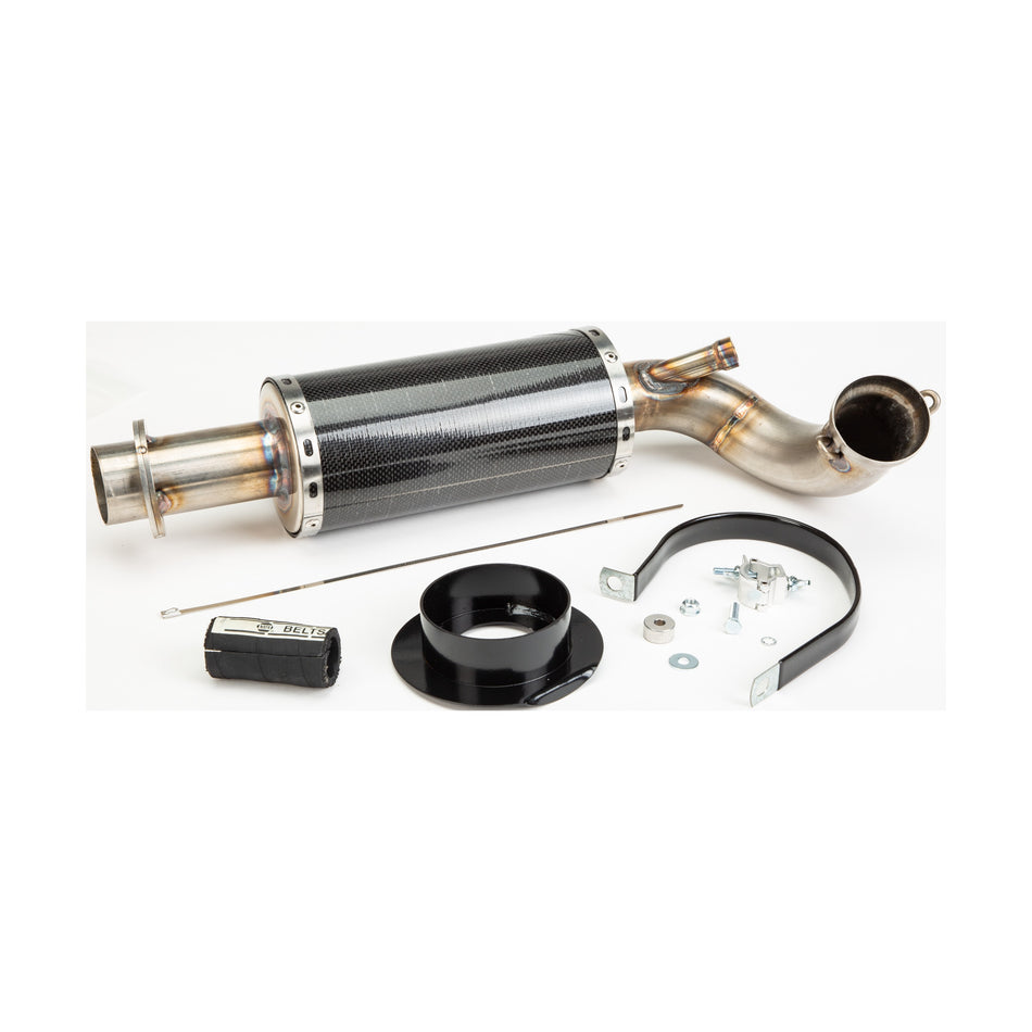 STRAIGHTLINE CARBON STNLS MUFF POL 850 S/M - 241-21631CFS