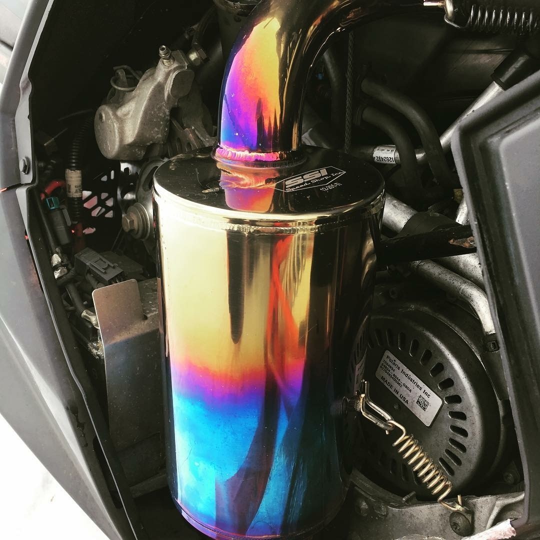 TITANIUM MUFFLER POL 800 AXYS - 241-80231T-1